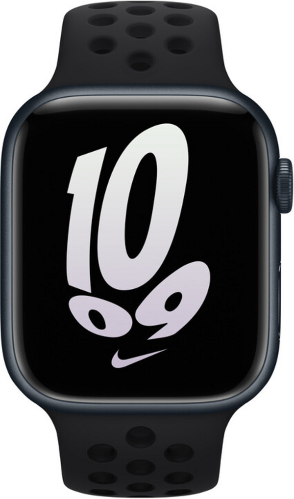 Apple Watch 45mm Nike Band, Black/Black Nike Sport Band