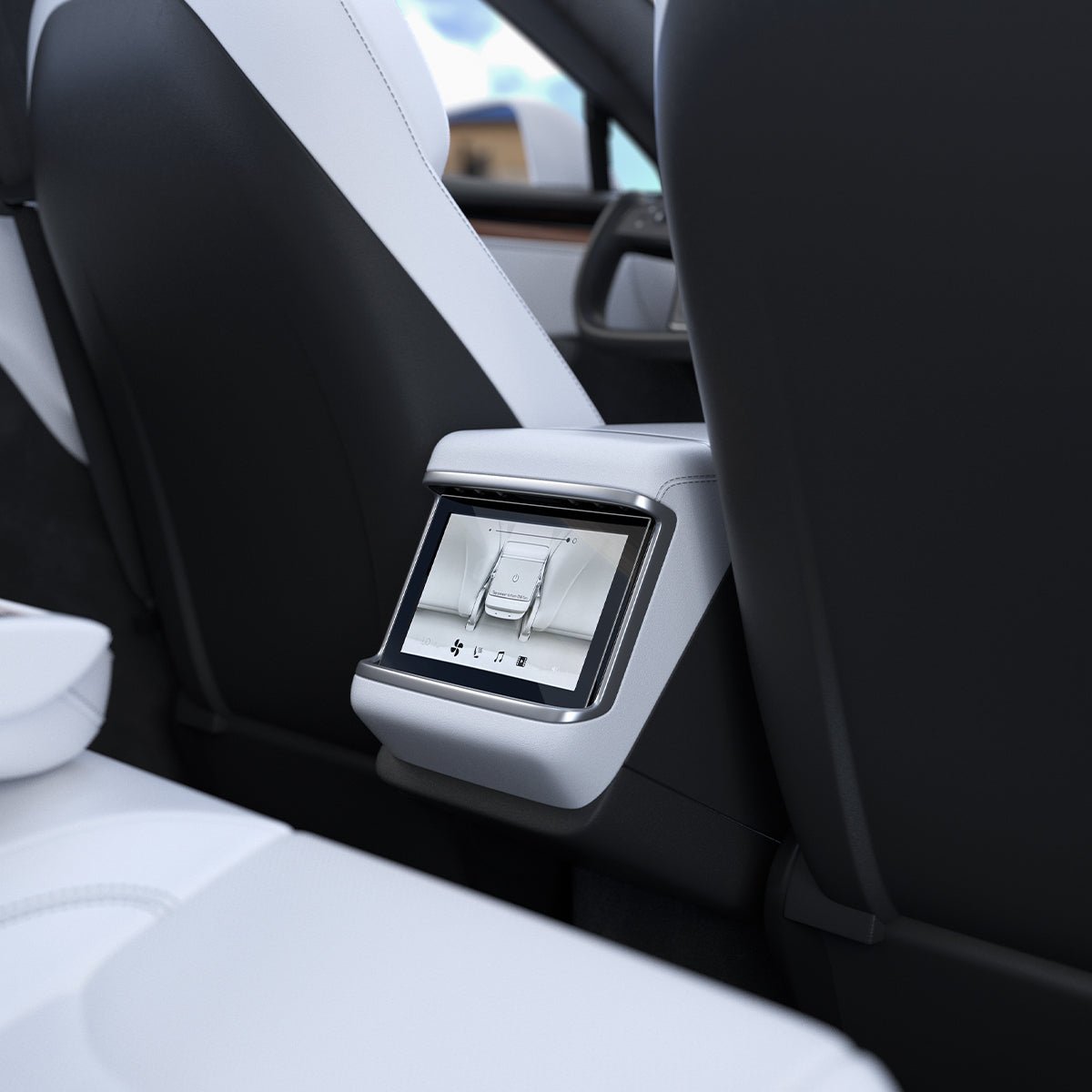 Заштита за екран Spigen Glas.TR Slim, Tesla Модел X 2022 Модел S 2021 8\", калено транспарентно стакло