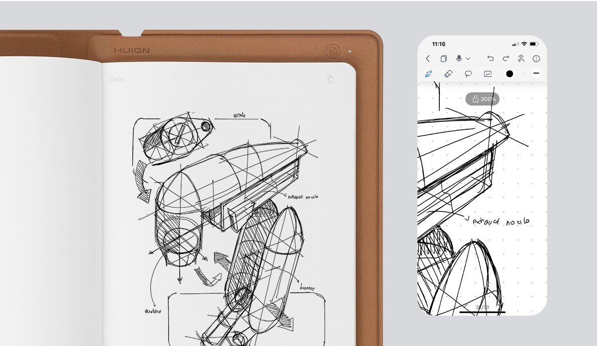 Tablet grafik Huion Note X10