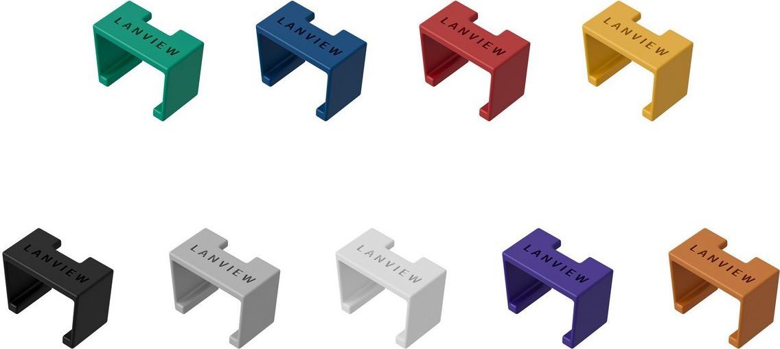 Kabllo rrjeti Lanview LV-SFTP6A03B, Cat6A, 3m, e zezë