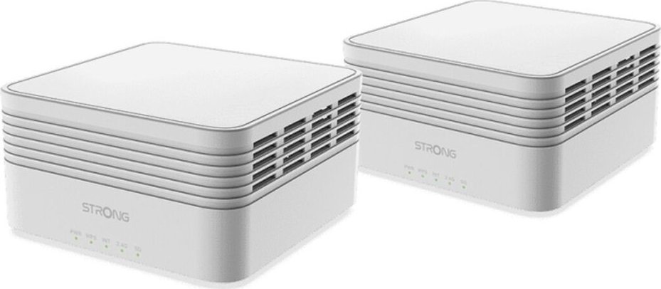 Sistem Mesh Ви‑Фи Strong MESHKITAX3000, Ви‑Фи 6, 3000 Mbit/s, бел