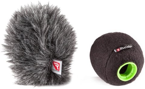 Mbrojtës ere për mikrofon Rycote Baseball Combo 21/22, për mikrofonë shotgun, gri