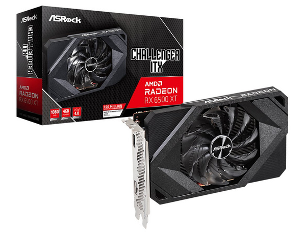 Kartelë grafike Asrock AMD Radeon RX 6500 XT Challenger ITX 4 GB GDDR6