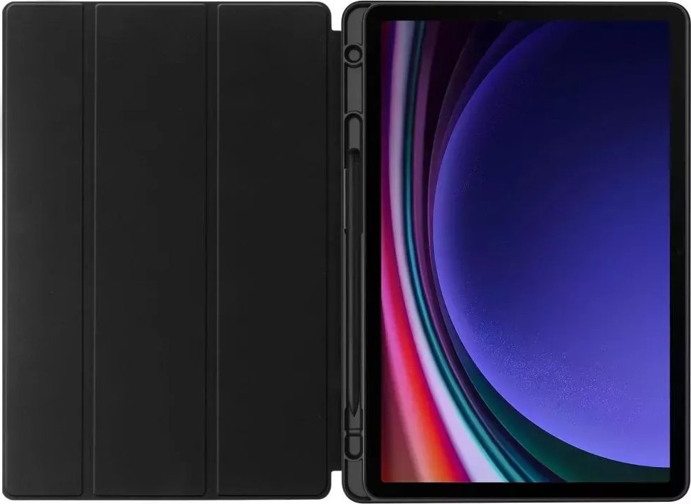 Mbulesë tablet Tech-Protect SmartCase, për Galaxy Tab S9 FE X510 X516B, me hapësirë për S Pen, e zezë