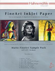 Letër fotografike Hahnemühle Photo Paper HAH10640303, A4, set testues, e bardhë