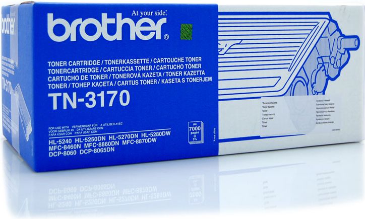 Тонер за печатач Brother TN3170 Multipack, 2 парчиња, оригинален, црн