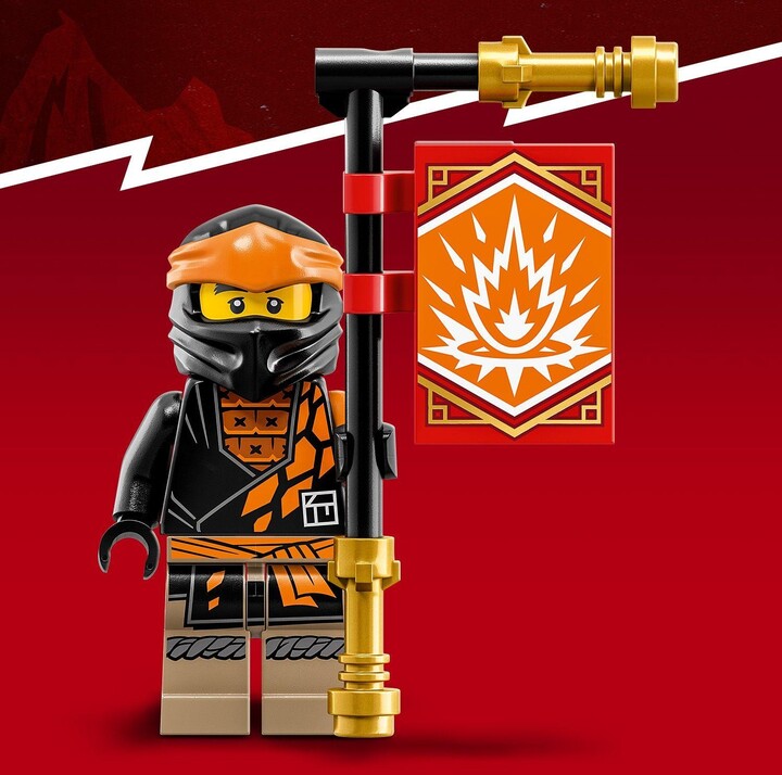 Set LEGO® NINJAGO® 71782 Cole's Earth Dragon EVO, 285 pjesë