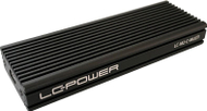 Кутија надворешна SSD LC-Power LC-M2-C-MULTI, M.2 NVMe SATA, USB-C 3.2 Gen 2, сребрена