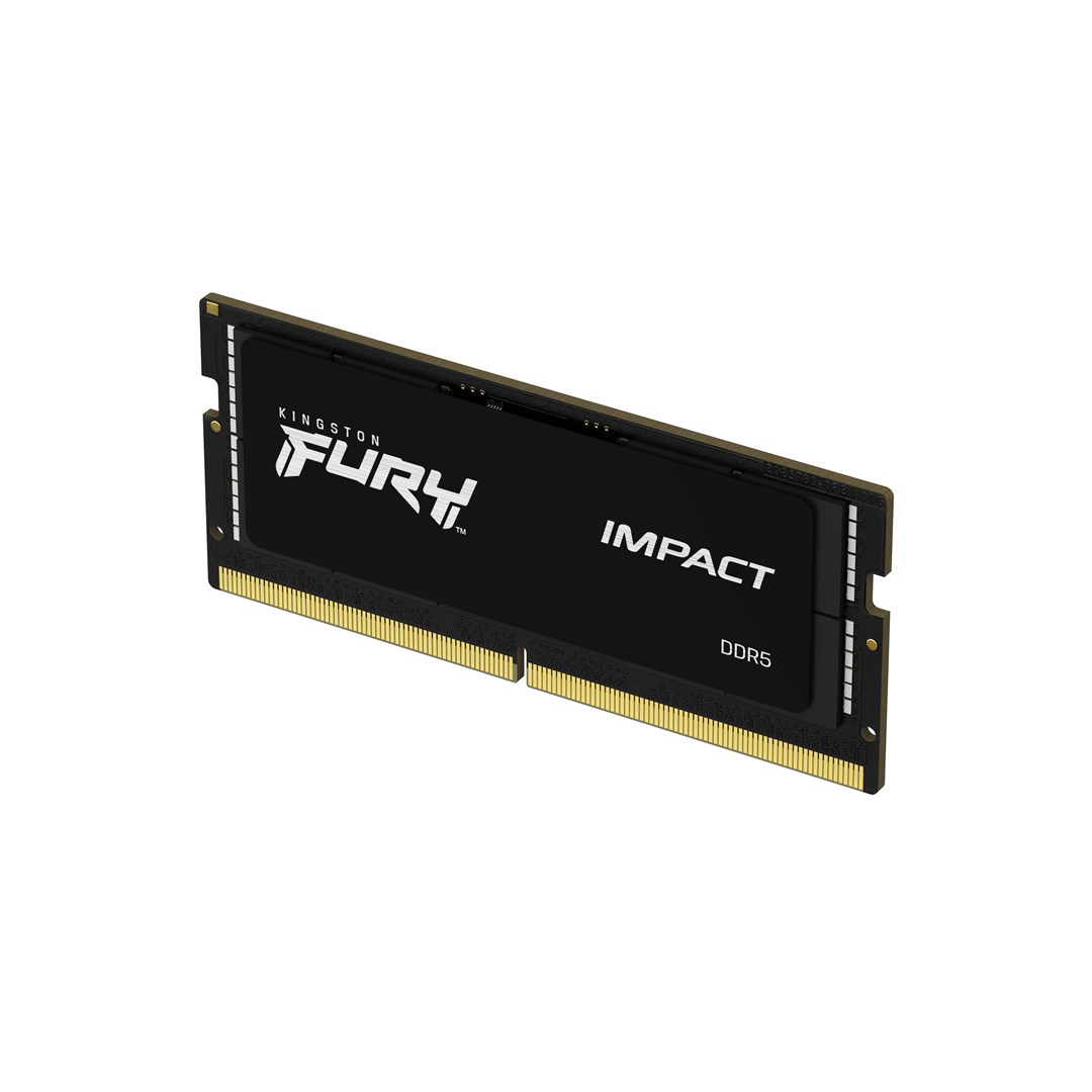 Memorie RAM Kingston FURY Impact, 32GB, DDR5, 5600MT/s, SODIMM, e zezë
