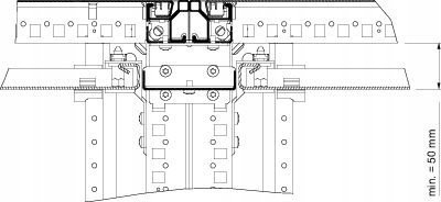 Plakë montuese Schneider Electric PanelSeT NSYSIMP20, 2000mm, për Spacial SF