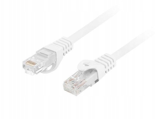 Kabllo rrjeti Lanberg PCU6-10CU-0025-W, Cat6, 2.5m, e bardhë