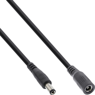 Kabull zgjatues energjie InLine DC, 5.5x2.5mm, 2m, i zi