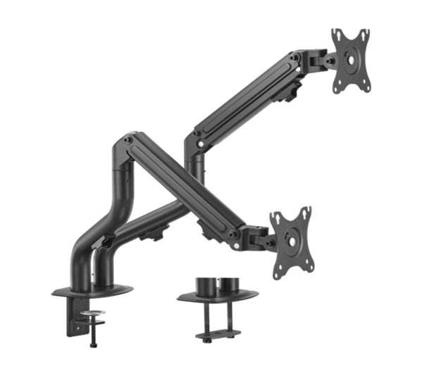 Krah montimi për monitor Gembird MA-DA2-02, 17"-32", deri 8 kg, i zi