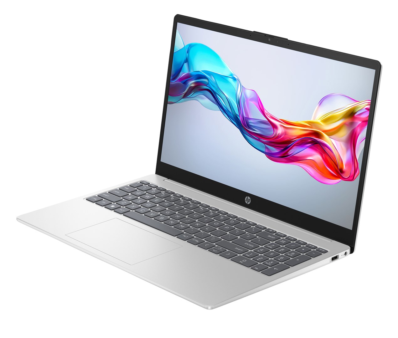 Laptop HP 15-fd0234nw, 15.6", Intel i3-1215U, 8GB RAM, 256GB SSD, Intel UHD 64EUs, i argjendtë