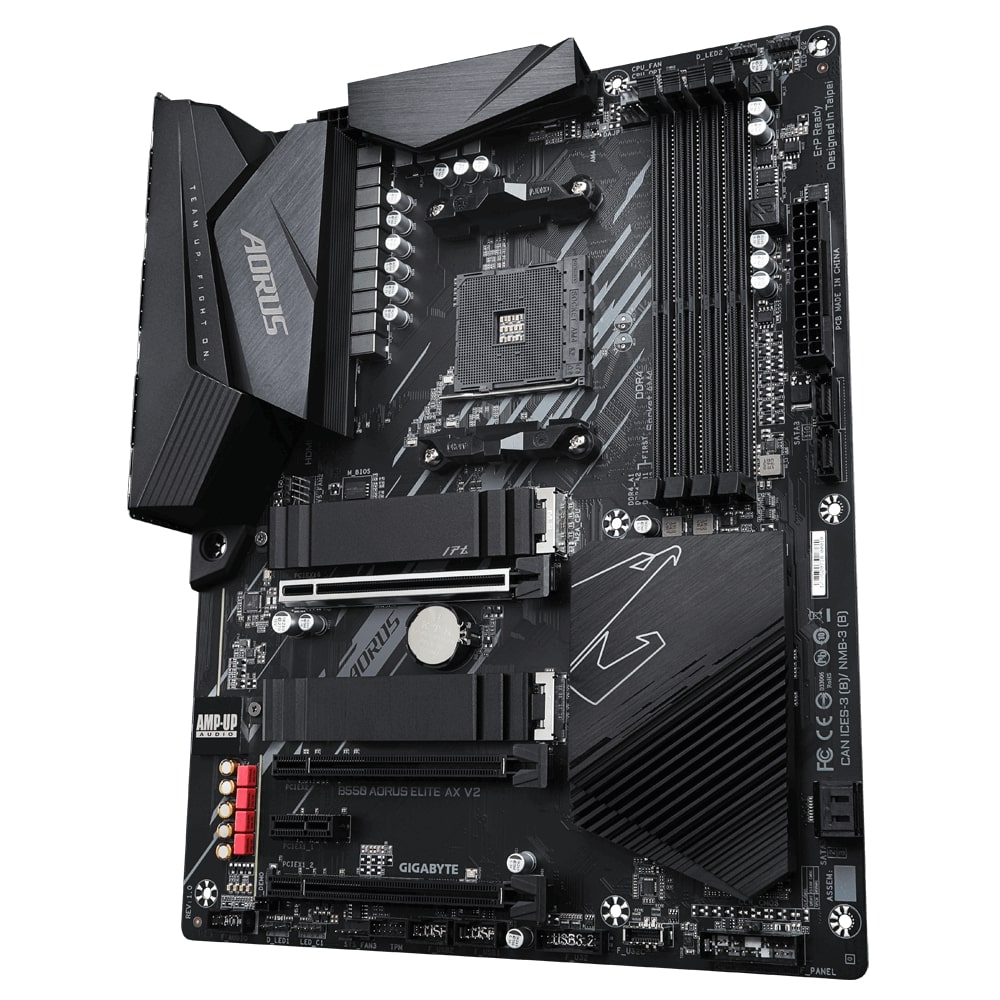 Pllakë amë Gigabyte B550 AORUS ELITE AX V2, AM4, DDR4, e zezë
