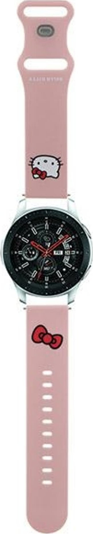 Rrip universal smartwatch Hello Kitty Hkuwlschblp, silikon, madhësia S, rozë