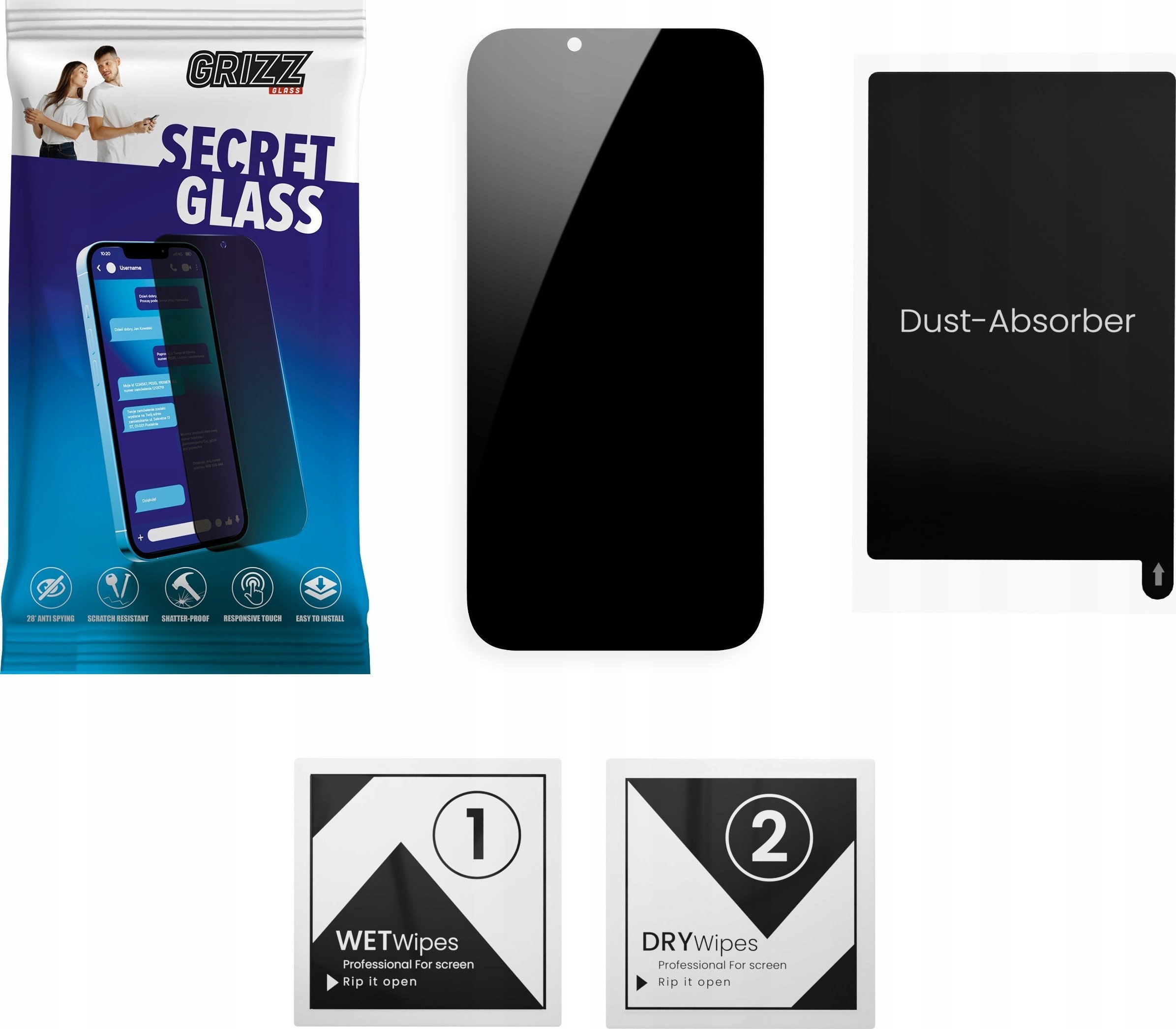 Mbrojtës ekrani Privacy Glass për Nokia G11 Plus, xham privatësie, i tejdukshëm