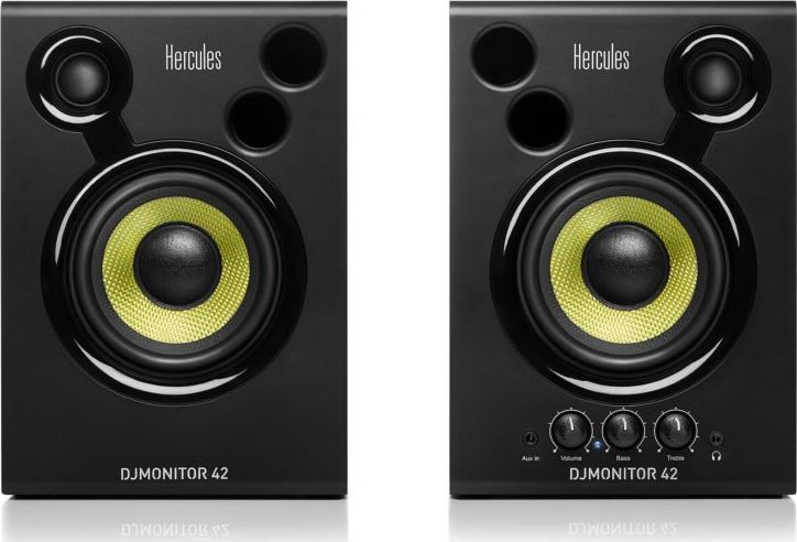 Kutia zanore Hercules DJMonitor 42, 2.0, 20W RMS, e zezë