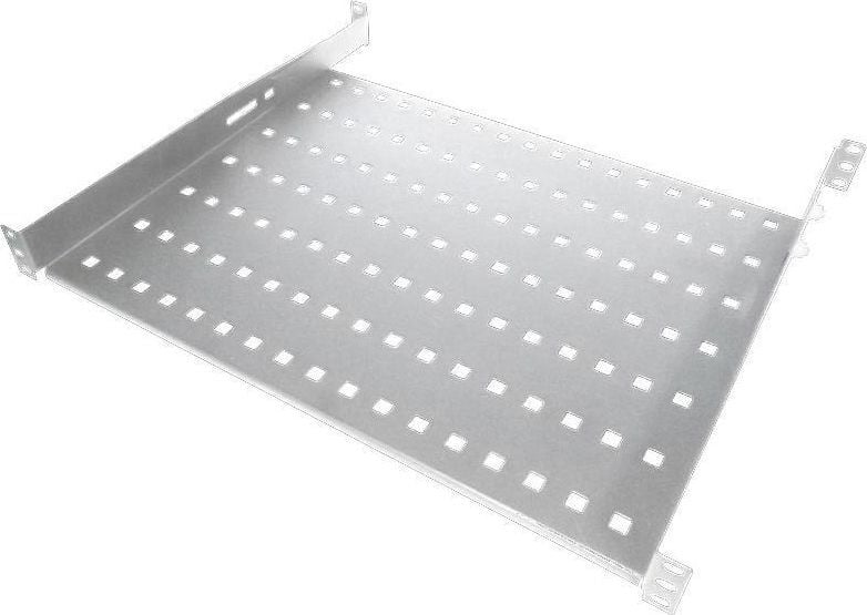 Rafte fiks për kabinet 19" Alantec, 1U, thellësi 550mm, gri