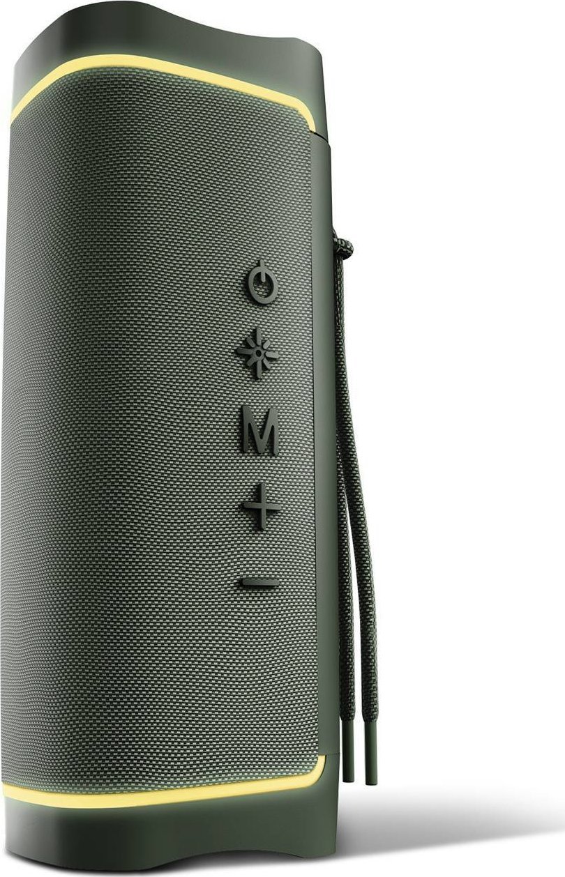 Kaltoparlant portativ Energy Sistem Yume ECO, 15W, Bluetooth, me drita RGB, i gjelbër