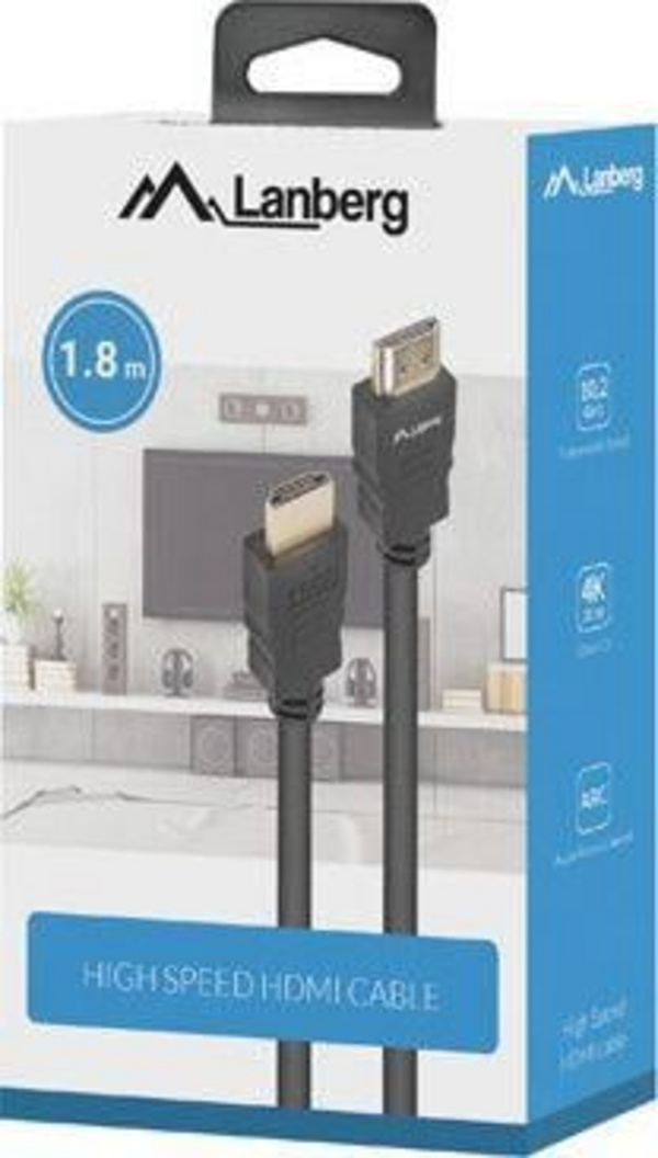 Kabull HDMI Black Box M/M V1.4, 1.8m, i zi