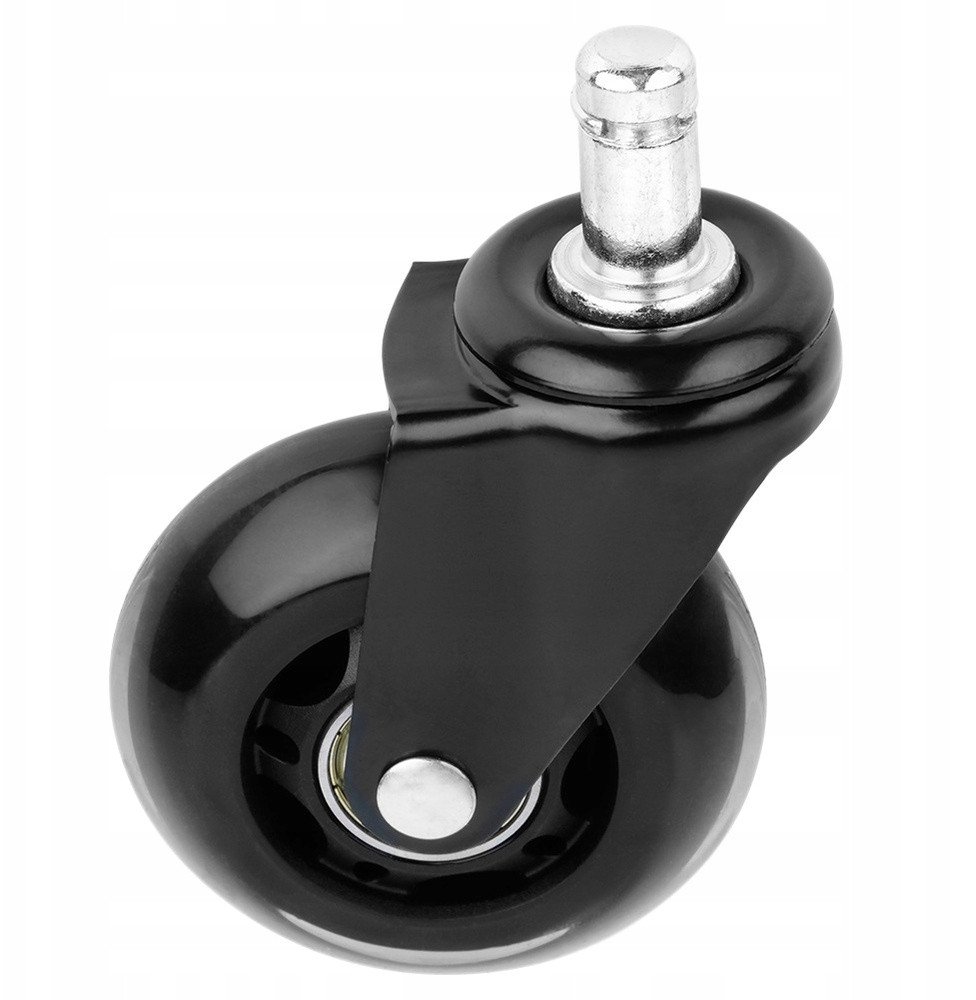 Гумени тркала за столица Vilde, 6.3 cm, пин 11 mm, сет 5 парчиња