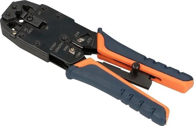 Mасичка за пресување Екстралинк 4P 6P 8P, механизам тресачка, сечач на кабли, црна