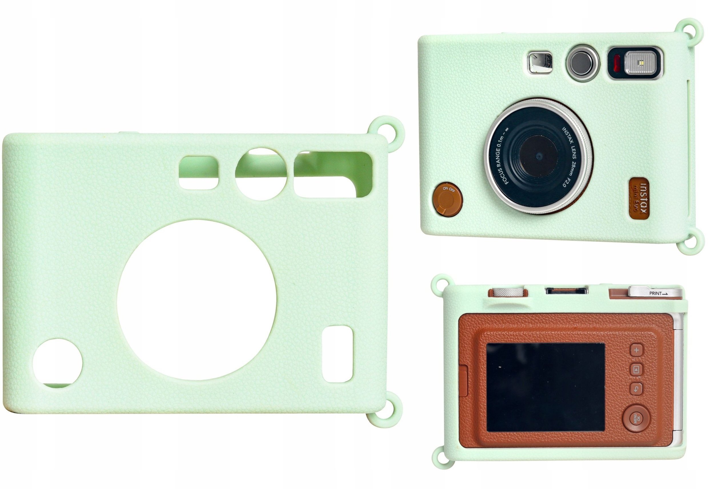 Силиконски капак за апарат Fujifilm Instax Mini 99, заштитен, црн