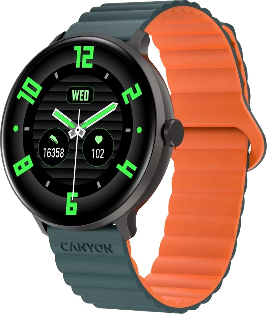 Паметен часовник Canyon CNS-SW69BG, 44mm, Bluetooth, сив