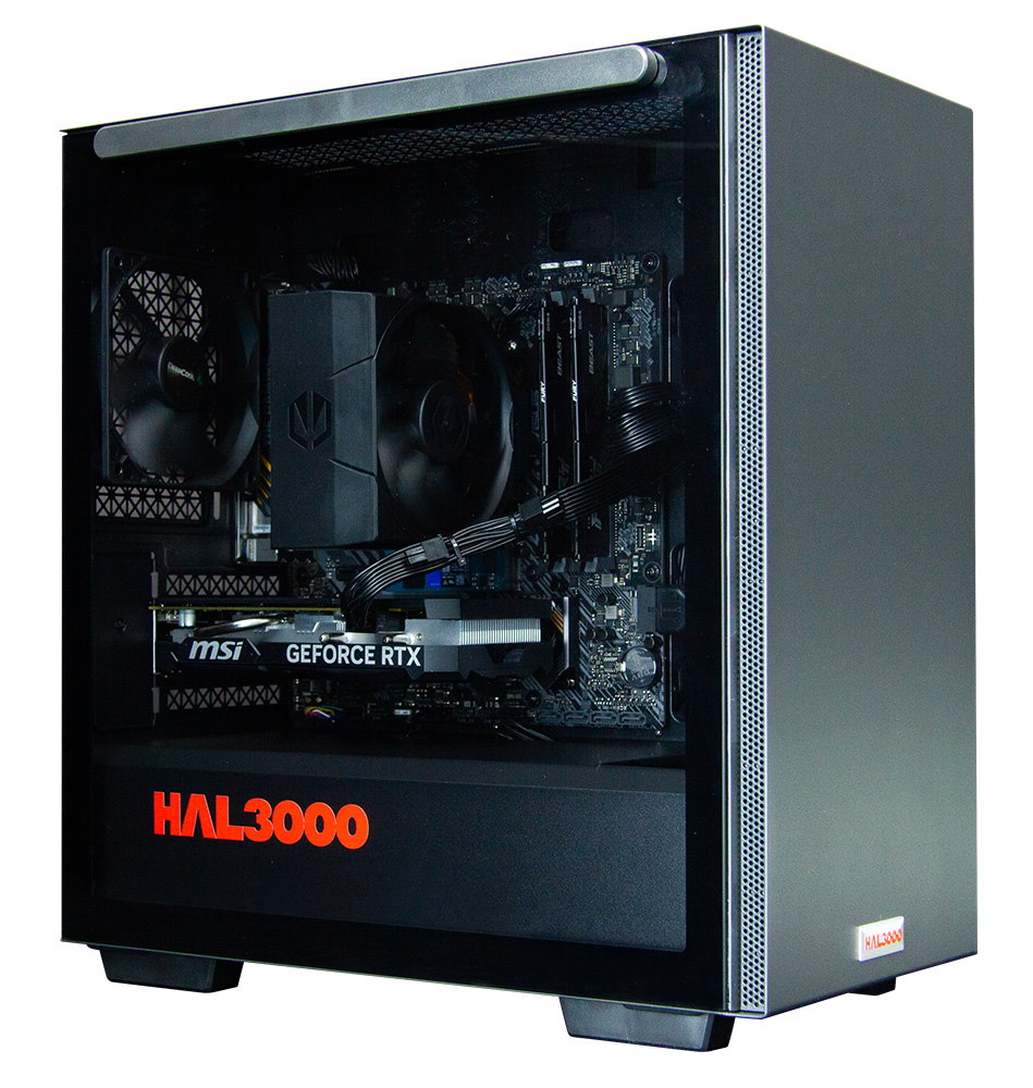 Kompjuter HAL3000 Online Gamer, AMD Ryzen 5 5600, 16GB RAM, 1TB SSD, RTX 4060, i zi