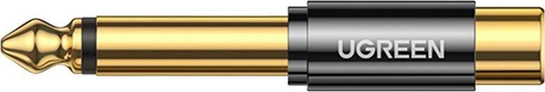 Adapter audio Ugreen AV169, Jack 6.35mm në RCA, i zi