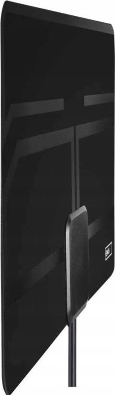 Antena e brendshme Emos J0709, DVB-T/T2, me përforcues, e zezë