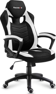 Karrige gaming Huzaro Force 2.5, rrjetë mesh, ergonomike, e bardhë