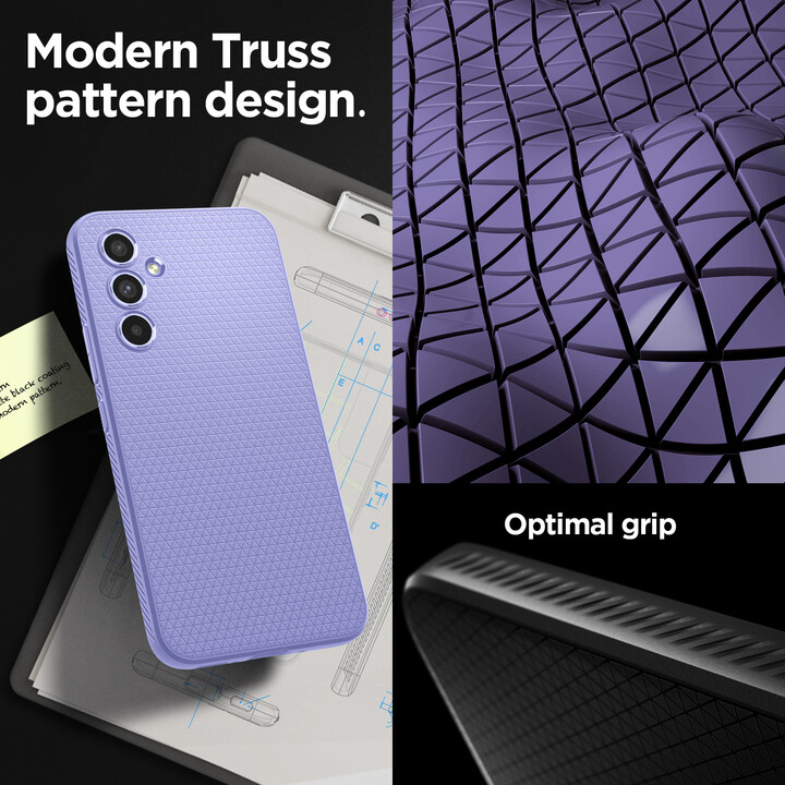 Mbrojtëse Spigen Liquid Air për Samsung Galaxy A54 5G, vjollcë