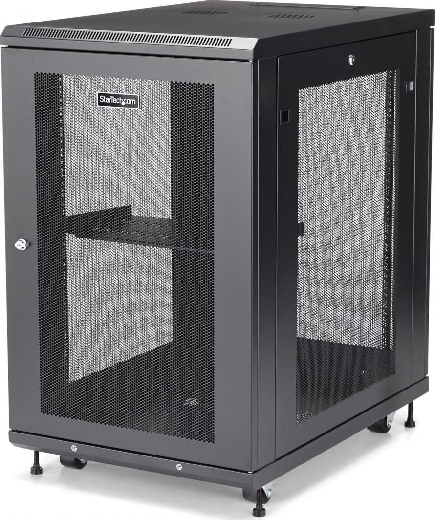 Kabinet për serverë StarTech 19" 18U, i zi