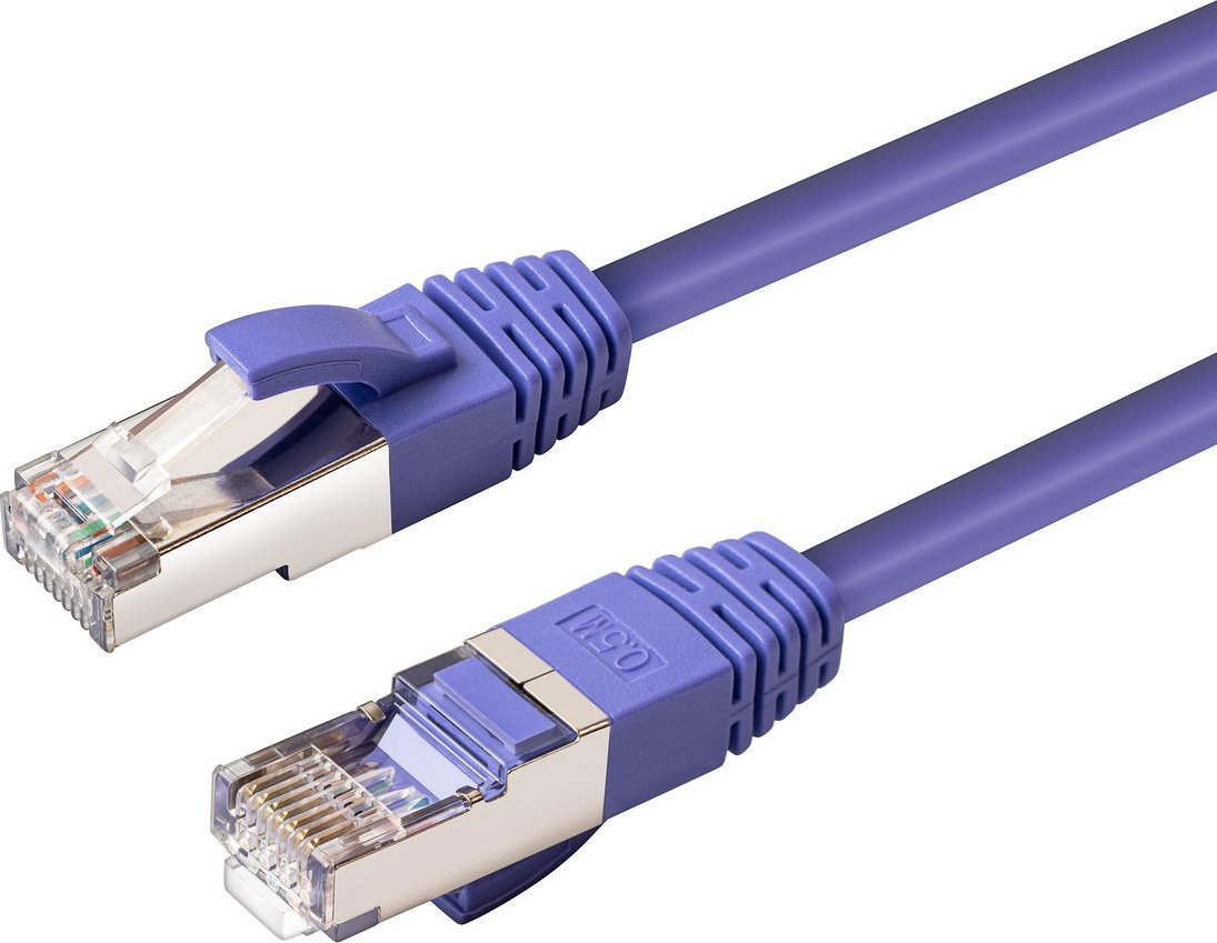 Kabllo rrjeti MicroConnect CAT6A S FTP, 0.5m, LSZH, vjollcë