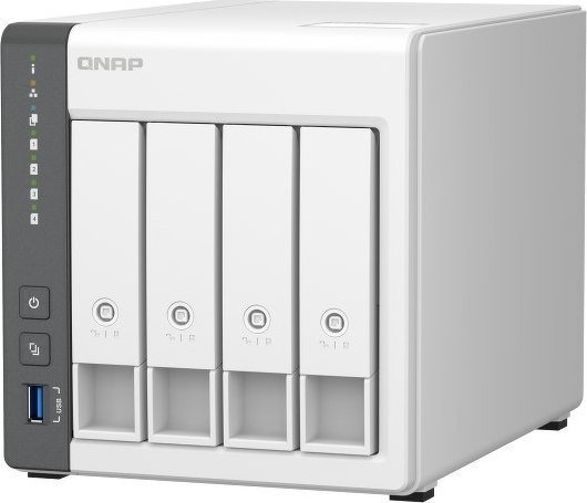 Server NAS QNAP TS-433-4G, 4 bay, 4GB RAM, i bardhë
