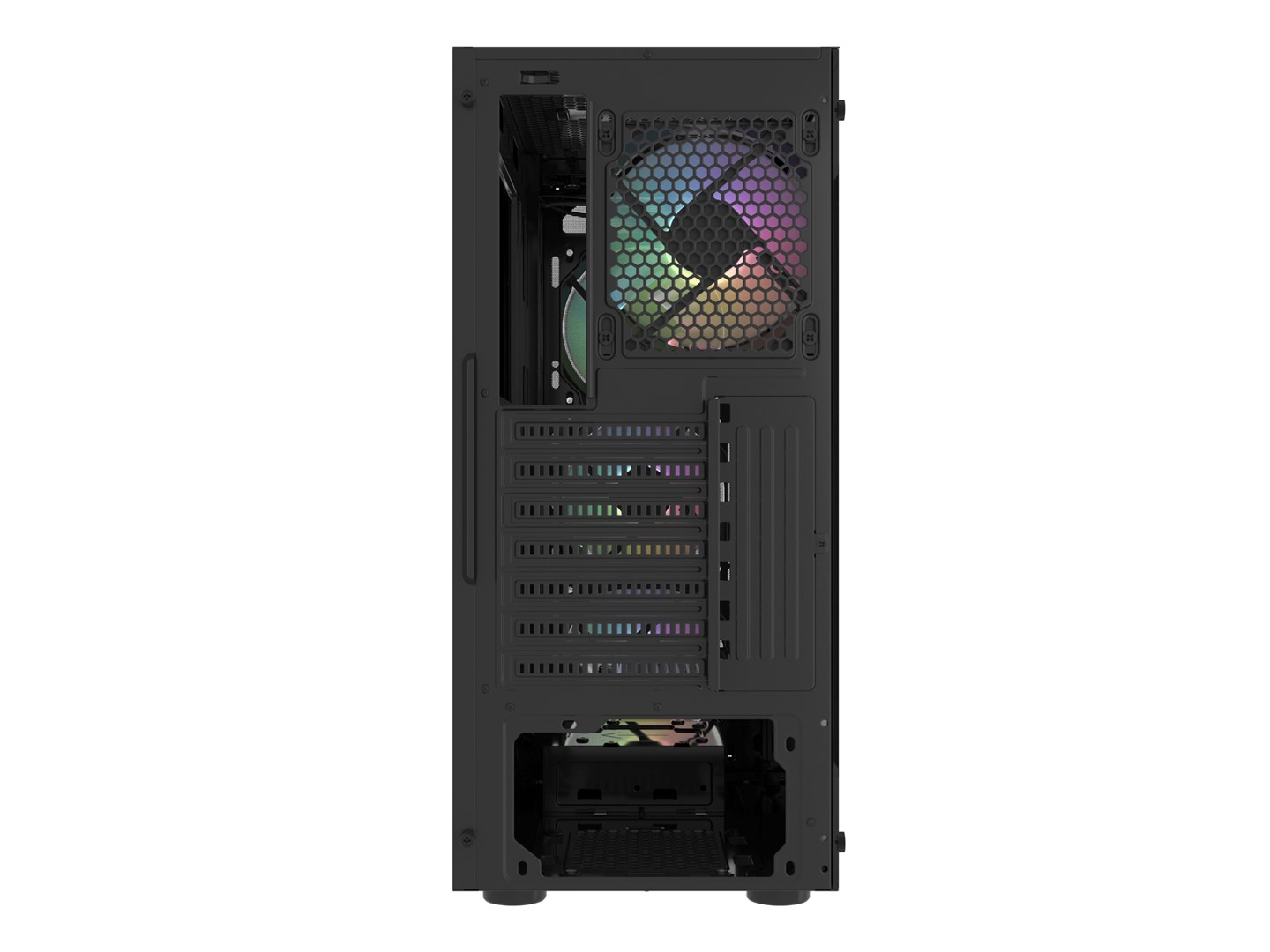 Kasë Fury Shobo SH4F RGB, ATX, e zezë