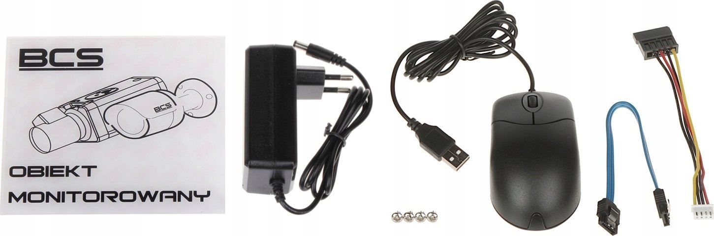 Regjistrues sigurie BCS BCS-L-XVR0801(6), 8 kanale, për kamera AHD TVI CVI, i zi