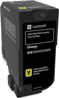 Ngjyrë Lexmark 74C2HYE, e verdhë