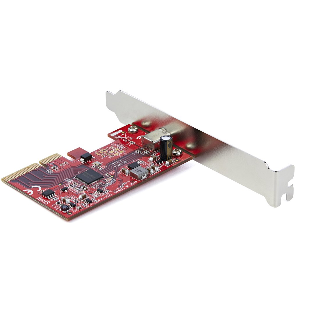 Kartë PCIe USB 3.2 Gen 2x2 StarTech.com, 1 port USB-C, 20 Gbps, e zezë