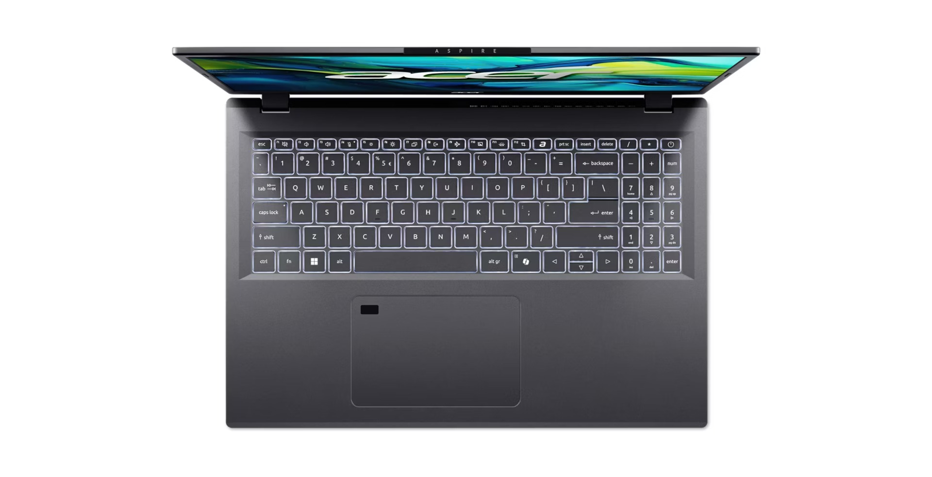 Laptop Acer Aspire 16 (A16-71GM-76JL), 16", Intel Core Ultra 5 125H, 16GB RAM, 1TB SSD, NVIDIA RTX 3050, i hirtë