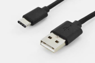 Kabllo Digitus USB-A në USB-C, 1.8 m, e zezë (AK-300136-018-S)