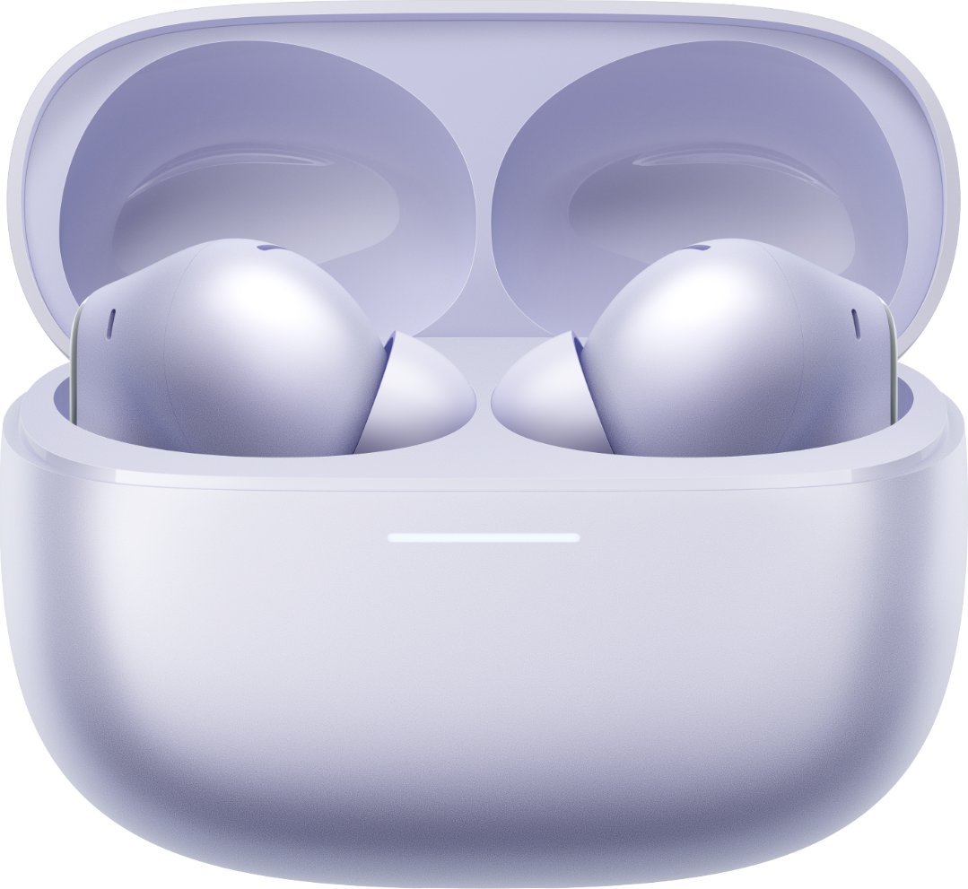 Безжични слушалки Xiaomi Redmi Buds 6 Pro, активно поништување на бучава, Hi-Res аудио, виолетови