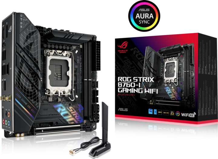 Pllakë amë ASUS ROG STRIX B760-I GAMING WIFI - Intel B760