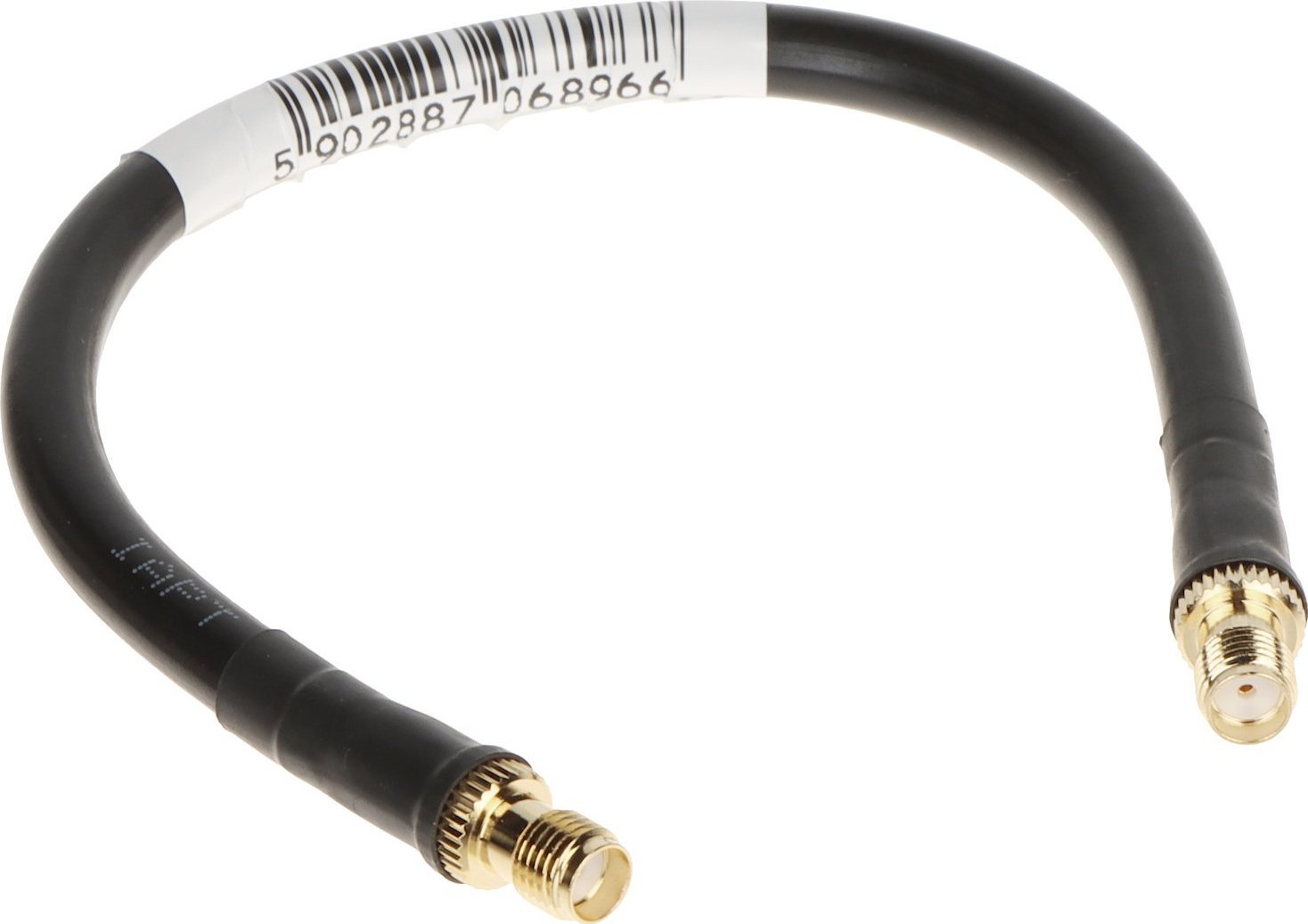 Kabllo koaksiale RF SMA-G në SMA-G H155, 0.2m, e zezë