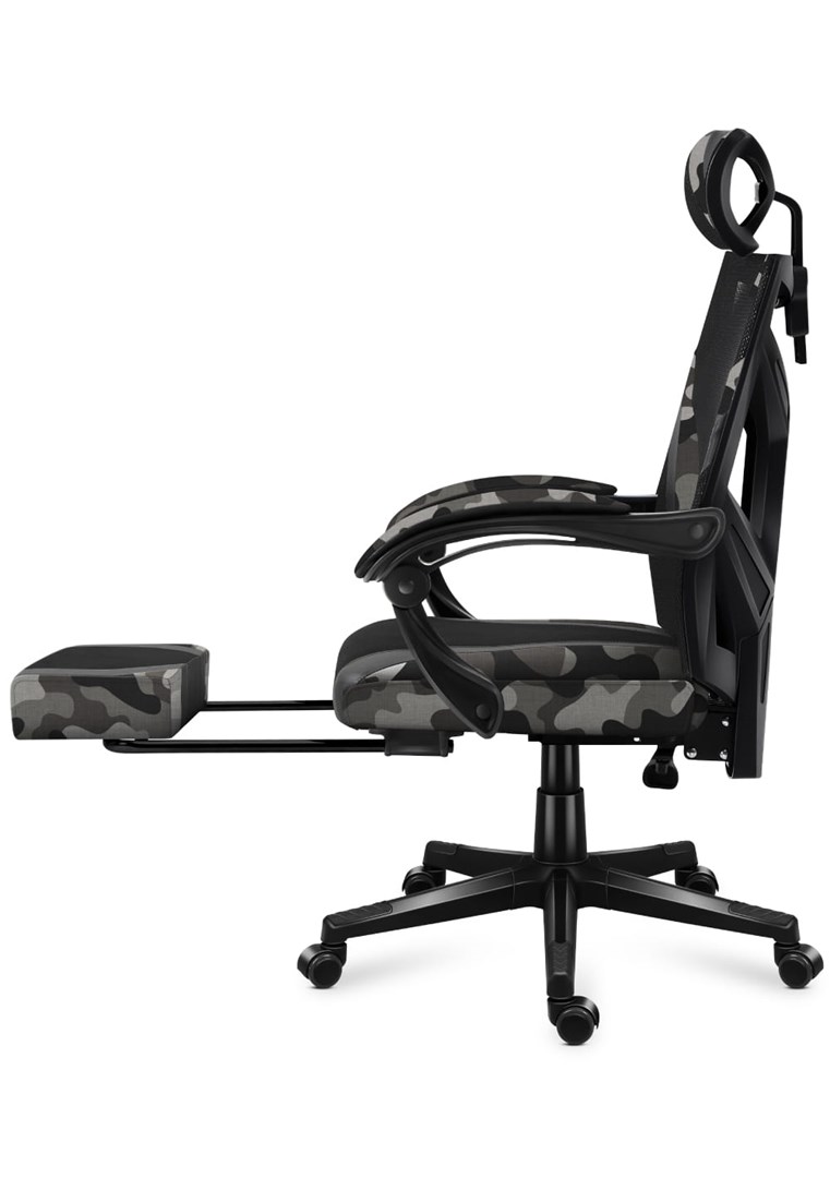 Karrige lojërash Huzaro Combat 5.0 Camo, 140kg, e zezë