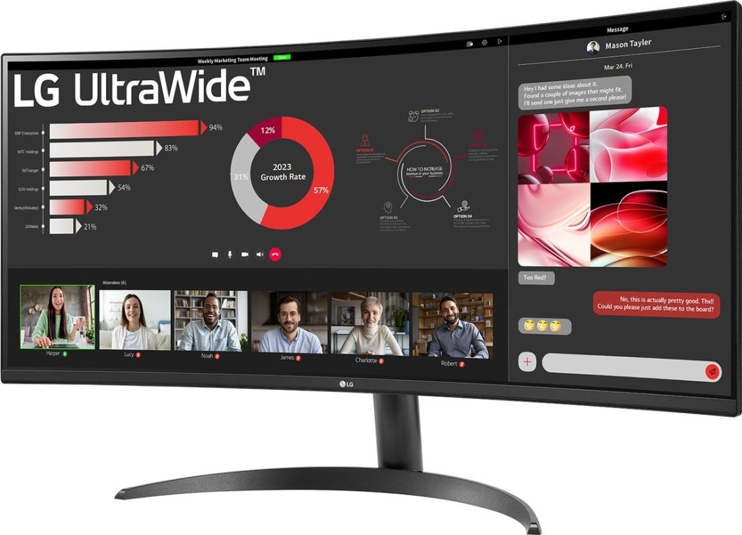 [OUTLET] Monitor LG UltraWide, 34", 3440x1440 WQHD, i lakuar, i zi