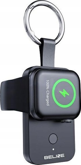 Powerbank Beline për Apple Watch, 1000mAh, portativ, argjendtë