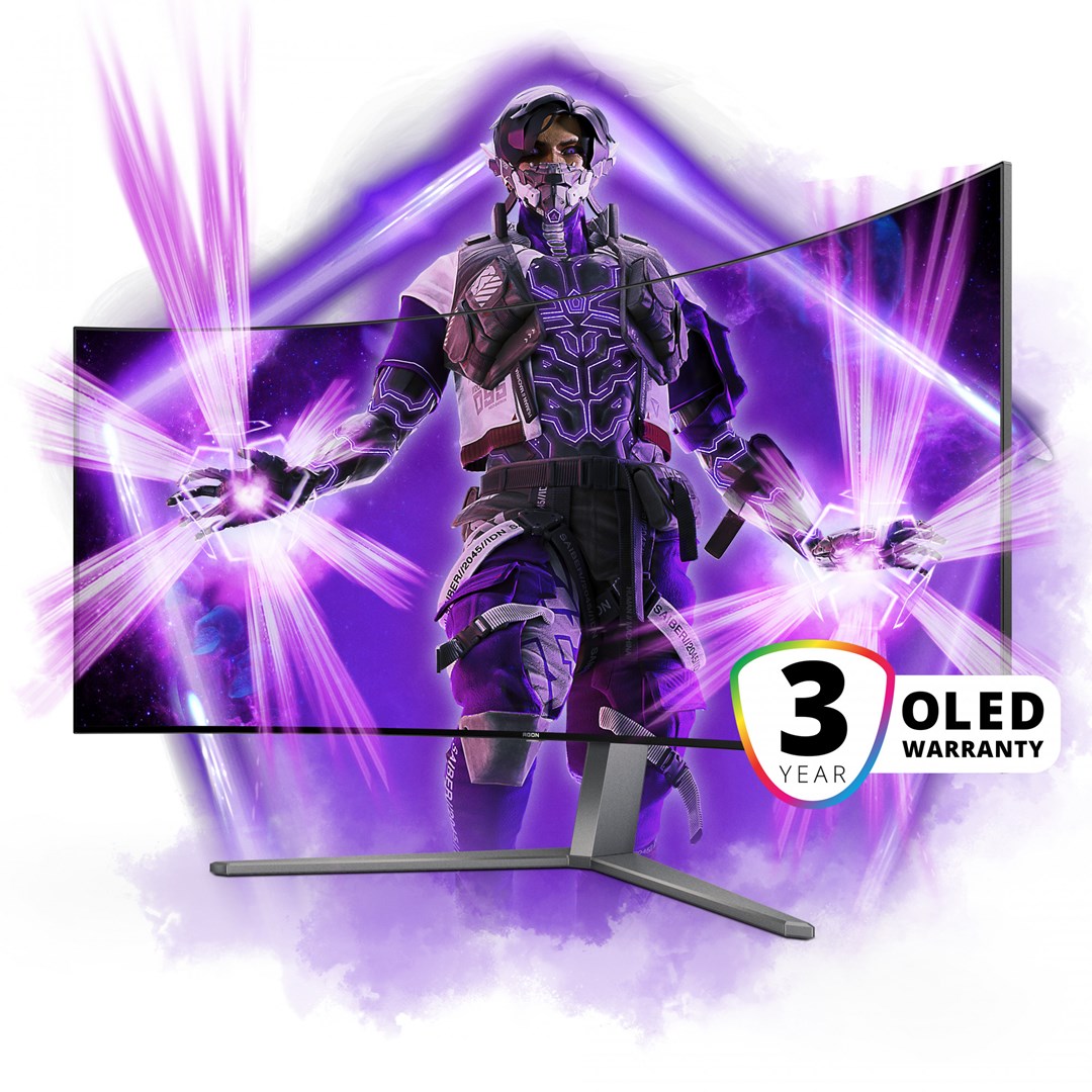 Monitor AOC AGON PRO AG456UCZD, 45”, OLED, UltraWide, QHD, e zezë
